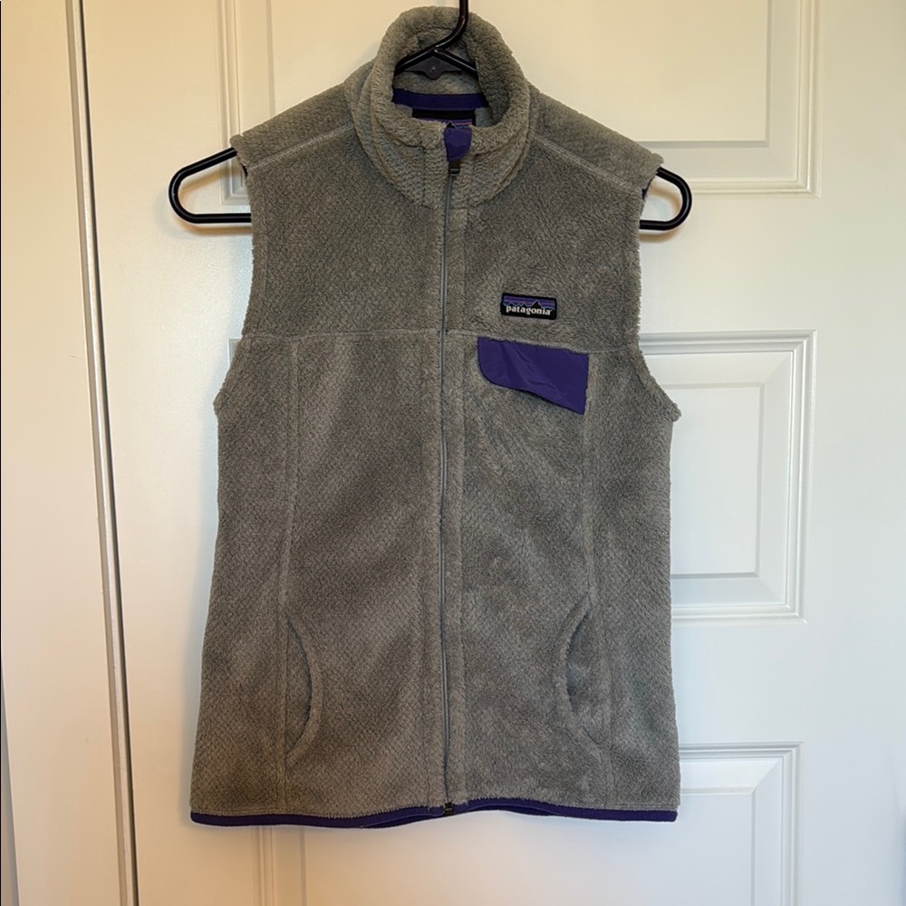 Patagonia Gray and Purple Vest